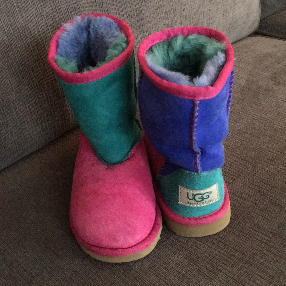 Rainbow ugg boots